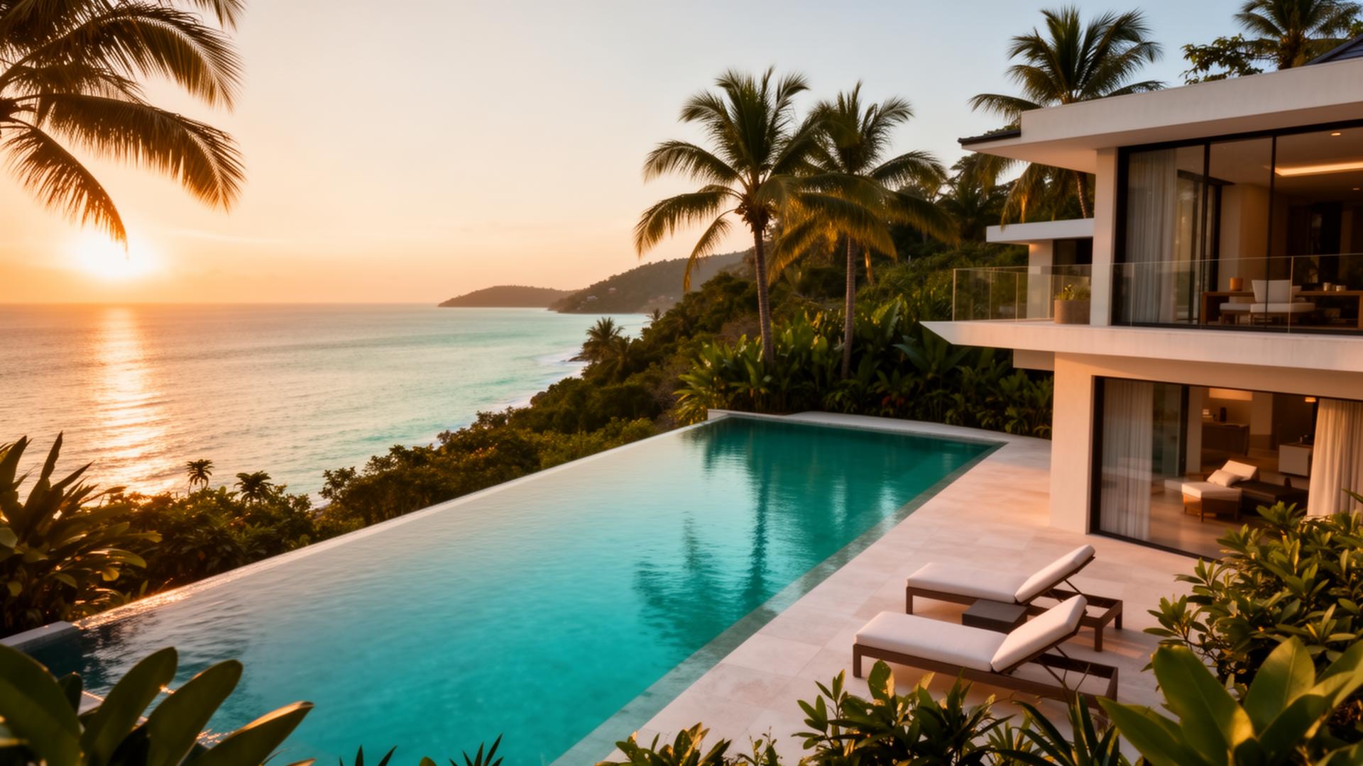 Luxe villa in Phuket met infinity pool